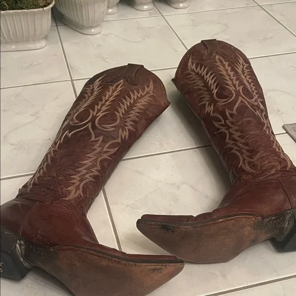 Old Gringo Brown Heeled Boots - Picture 6 of 6